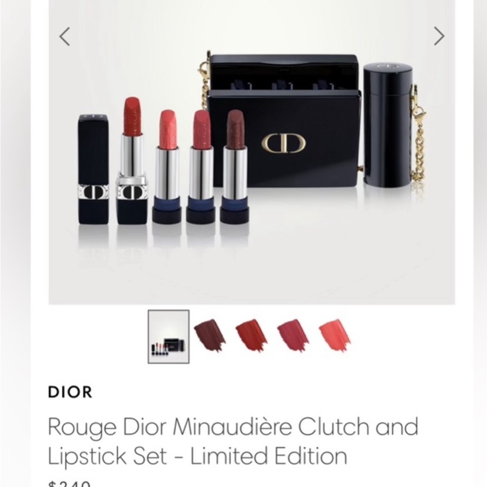 Dior Rouge Lipstick Collection - Rich Reds and Pinks